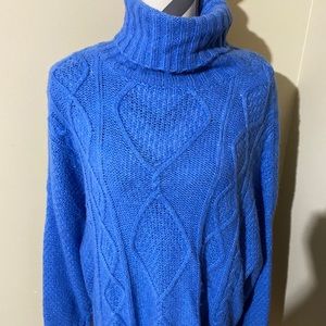 Aerie Blue wool chunky sweater